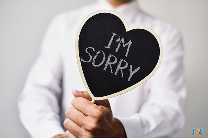 how to apologize to a girl